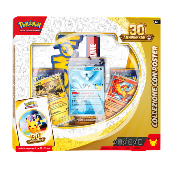 Pokémon: 30° Anniversario - Collezione con Poster ITA