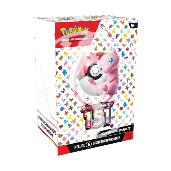 Pokémon: Scarlatto e Violetto 151 - Bundle da 6 Buste 10 Carte ITA
