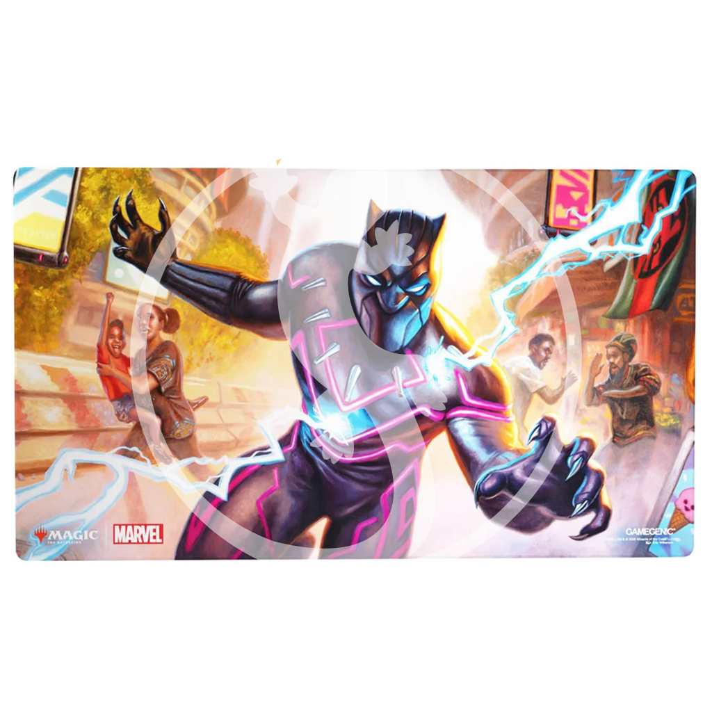 Magic: The Gathering: Play-Mat Shiny Gamegenic - "Marvel Super Heroes" - Striking Black Panther