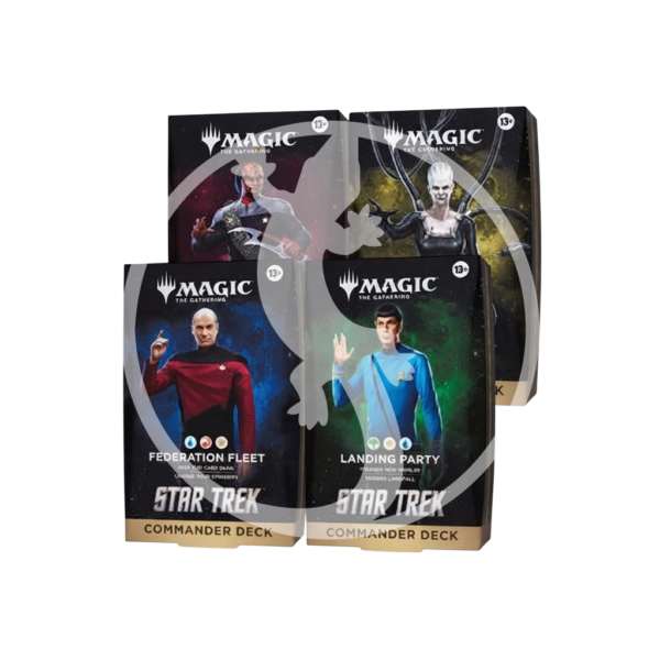 Magic The Gathering: Star Trek - Deck Display - Commander ENG (4 Mazzi)
